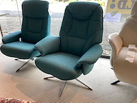 Relaxfauteuil, blauw - afbeelding 3 van  4