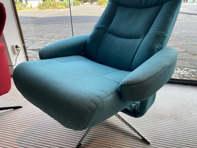 Relaxfauteuil, blauw - afbeelding 2 van  5