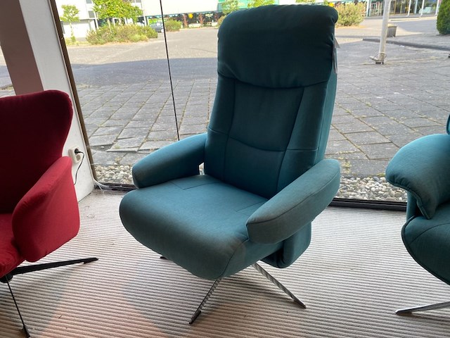 Relaxfauteuil, blauw - afbeelding 3 van  5