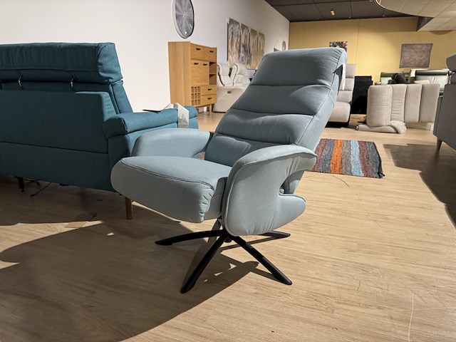 Relaxfauteuil, blauwgrijs - afbeelding 1 van  4