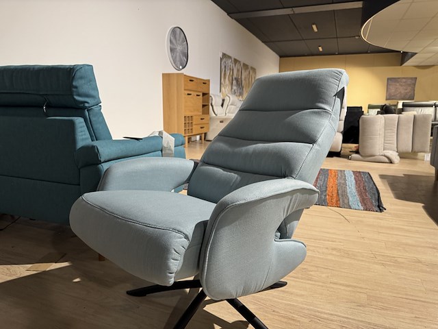 Relaxfauteuil, blauwgrijs - afbeelding 2 van  4