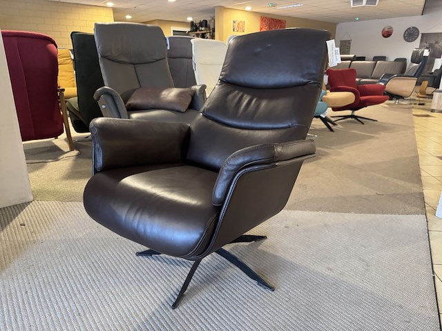 Relaxfauteuil, bruin - afbeelding 2 van  6