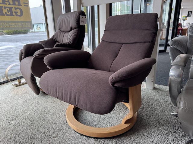 Relaxfauteuil, bruin - afbeelding 1 van  4