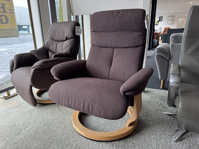 Relaxfauteuil, bruin - afbeelding 2 van  4