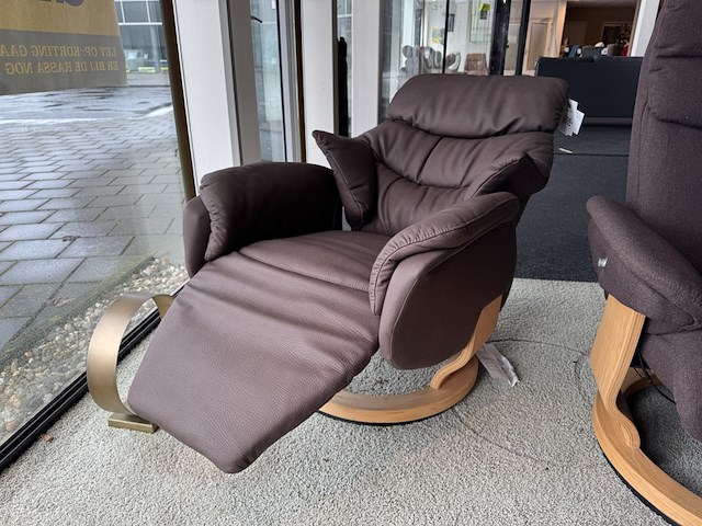 Relaxfauteuil, bruin - afbeelding 1 van  4