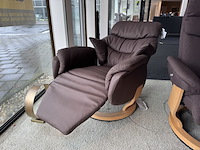 Relaxfauteuil, bruin - afbeelding 1 van  4