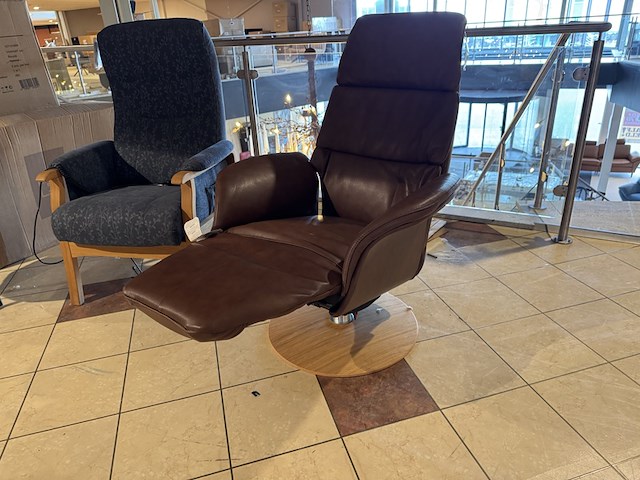 Relaxfauteuil, bruin - afbeelding 1 van  3