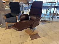 Relaxfauteuil, bruin - afbeelding 1 van  3