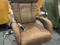 Relaxfauteuil cognac, geweven, cognac - afbeelding 3 van  6