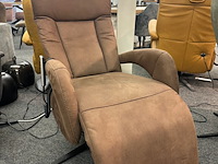 Relaxfauteuil cognac, geweven, cognac - afbeelding 4 van  6