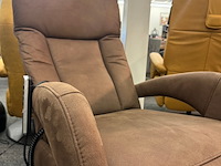 Relaxfauteuil cognac, geweven, cognac - afbeelding 5 van  6