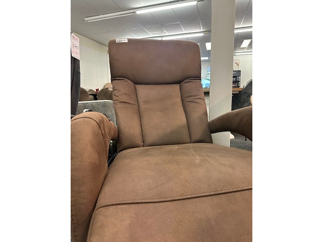 Relaxfauteuil cognac, geweven, cognac - afbeelding 6 van  6