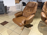 Relaxfauteuil, cognac - afbeelding 1 van  4