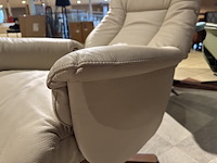 Relaxfauteuil, crème leder - afbeelding 3 van  4