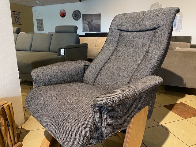 Relaxfauteuil, donker grijs - afbeelding 2 van  5