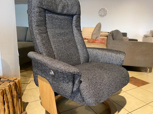 Relaxfauteuil, donker grijs - afbeelding 3 van  5