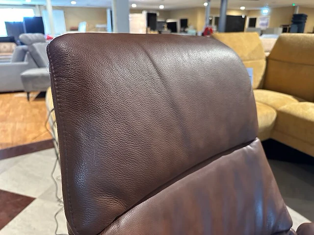 Relaxfauteuil draai elektrisch verstelbaar knudsen, donker bruin - afbeelding 6 van  8