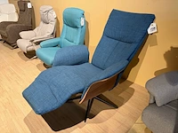 Relaxfauteuil, elektrisch verstelbaar, design blauw - afbeelding 2 van  7