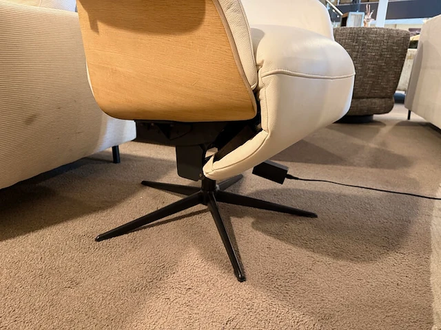 Relaxfauteuil, elektrisch verstelbaar, design wit - afbeelding 5 van  7