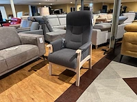 Relaxfauteuil elektrisch verstelbaar, maat medium knudsen, grijs