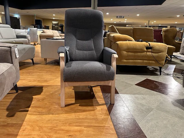 Relaxfauteuil elektrisch verstelbaar, maat medium knudsen, grijs - afbeelding 3 van  10