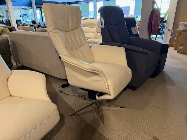 Relaxfauteuil, elektrisch verstelbaar wit - afbeelding 4 van  8