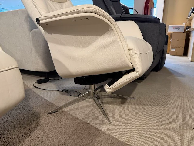 Relaxfauteuil, elektrisch verstelbaar wit - afbeelding 6 van  8