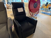 Relaxfauteuil, elektrisch verstelbaar zwart
