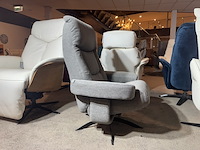 Relaxfauteuil, grijs stof, manueel verstelbaar - afbeelding 4 van  4