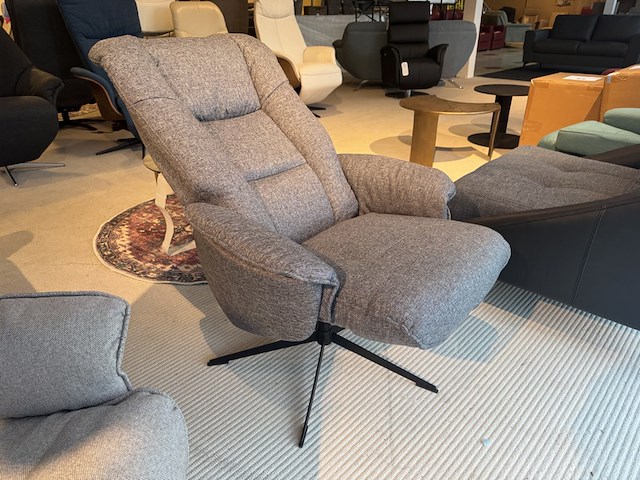 Relaxfauteuil, grijs - afbeelding 1 van  4