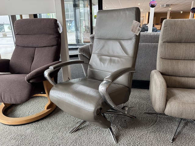 Relaxfauteuil, grijs - afbeelding 3 van  4