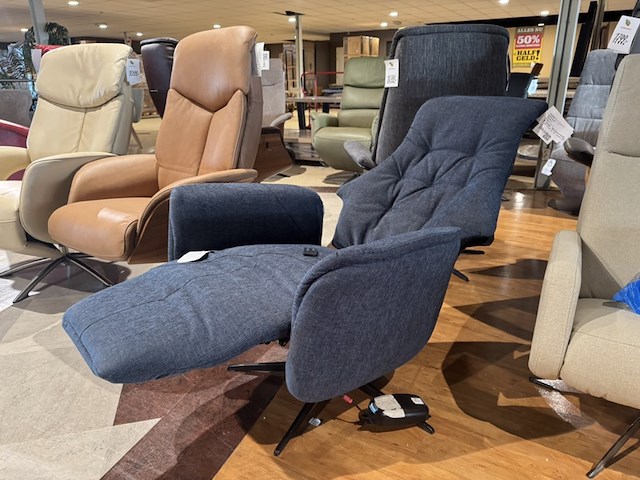 Relaxfauteuil, hjort knudsen, blauw - afbeelding 2 van  5