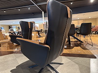 Relaxfauteuil, hjort knudsen, bruin/zwart - afbeelding 3 van  5
