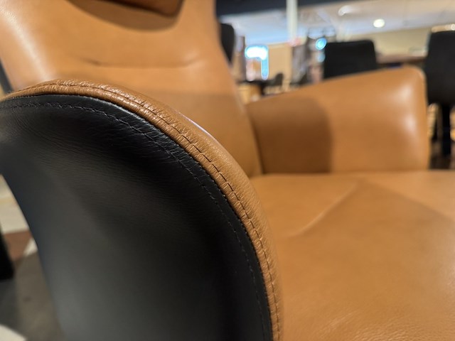 Relaxfauteuil, hjort knudsen, bruin/zwart - afbeelding 5 van  5