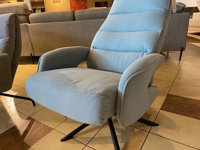 Relaxfauteuil, lichtblauw - afbeelding 2 van  5