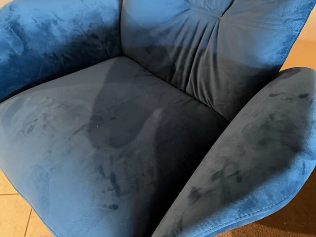 Relaxfauteuil, manueel verstelbaar blauw - afbeelding 4 van  5