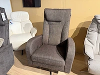 Relaxfauteuil, manueel verstelbaar d.m.v. gasveer grijs - afbeelding 3 van  8