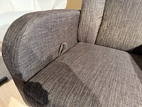 Relaxfauteuil, manueel verstelbaar d.m.v. gasveer grijs - afbeelding 4 van  8