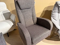 Relaxfauteuil, manueel verstelbaar d.m.v. gasveer grijs - afbeelding 5 van  8