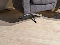 Relaxfauteuil, manueel verstelbaar d.m.v. gasveer grijs - afbeelding 6 van  8