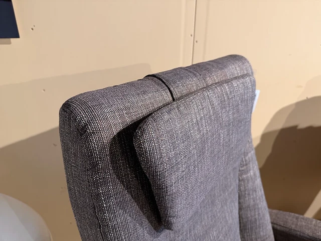 Relaxfauteuil, manueel verstelbaar d.m.v. gasveer grijs - afbeelding 7 van  8