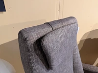 Relaxfauteuil, manueel verstelbaar d.m.v. gasveer grijs - afbeelding 7 van  8