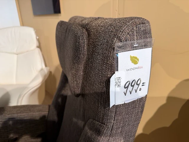 Relaxfauteuil, manueel verstelbaar d.m.v. gasveer grijs - afbeelding 8 van  8
