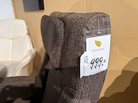 Relaxfauteuil, manueel verstelbaar d.m.v. gasveer grijs - afbeelding 8 van  8
