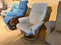 Relaxfauteuil, manueel verstelbaar grijs - afbeelding 2 van  5