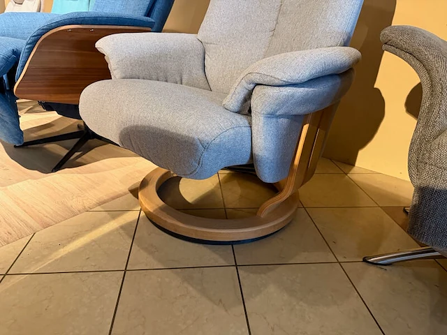 Relaxfauteuil, manueel verstelbaar grijs - afbeelding 3 van  5