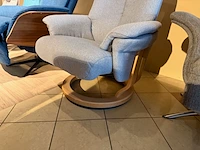 Relaxfauteuil, manueel verstelbaar grijs - afbeelding 3 van  5