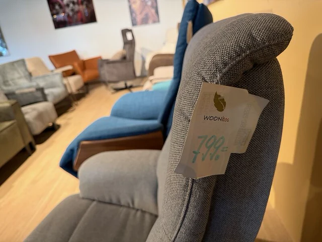 Relaxfauteuil, manueel verstelbaar grijs - afbeelding 5 van  5