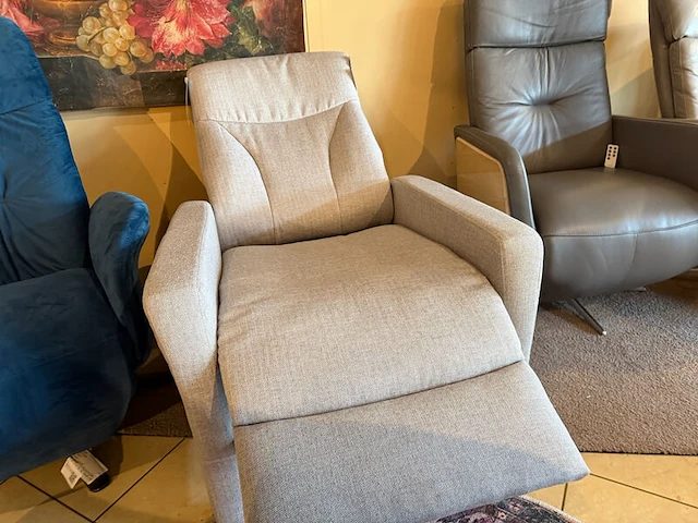 Relaxfauteuil, manueel verstelbaar grijs - afbeelding 3 van  6
