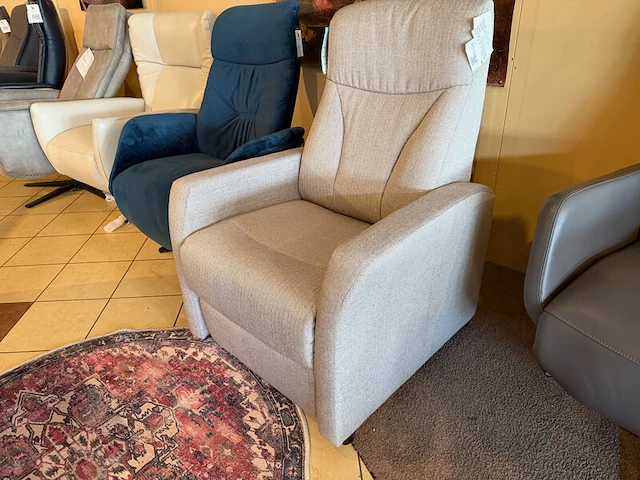 Relaxfauteuil, manueel verstelbaar grijs - afbeelding 4 van  6